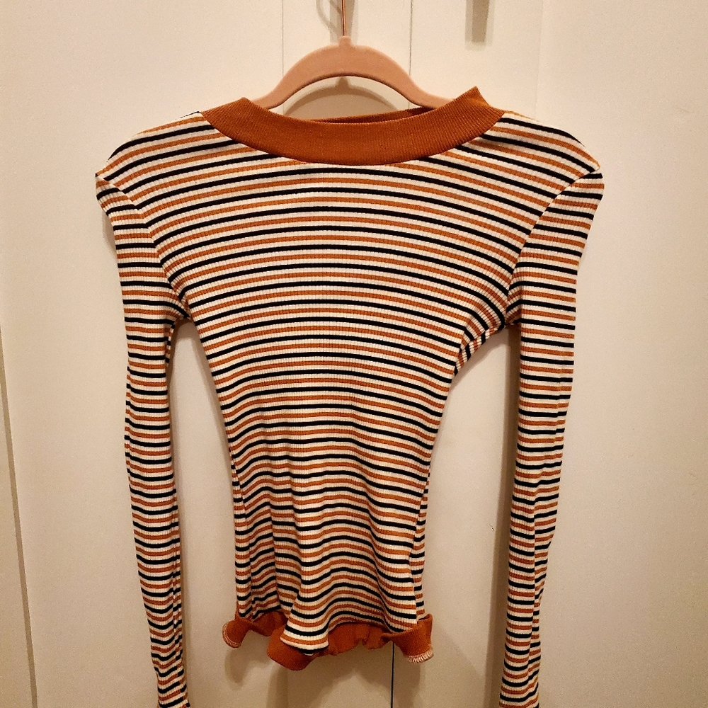 A Shein long sleeve shirt.